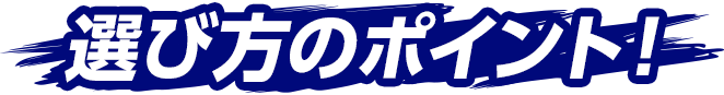 選び方のポイント